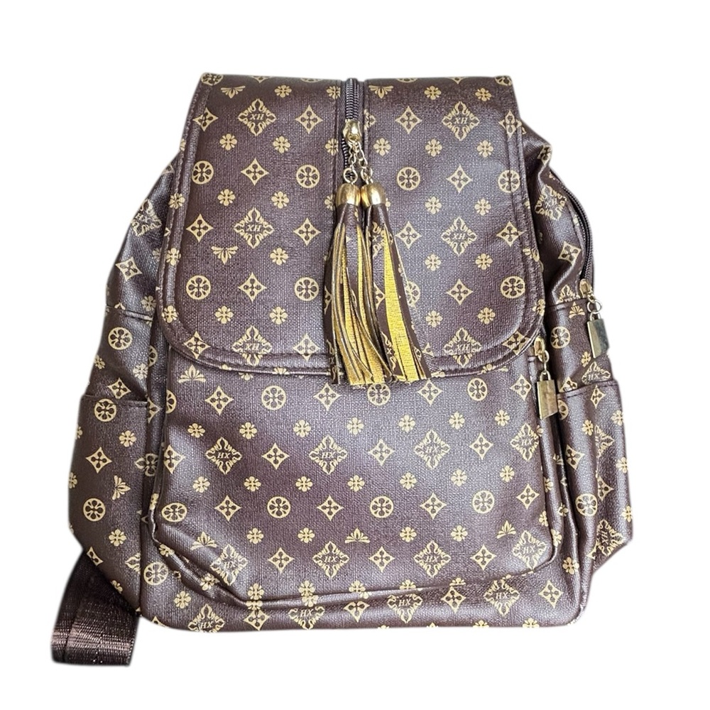 Brand New Mini Designer Pattern Backpack Purse